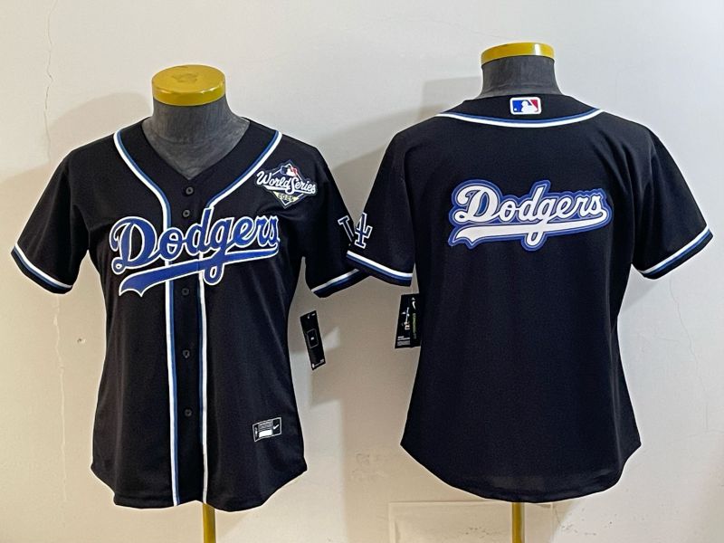 Youth 2026 Los Angeles Dodgers Blank Black Game Nike MLB Jersey style 0015